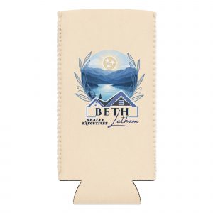 beth latham, realtor slim can cooler