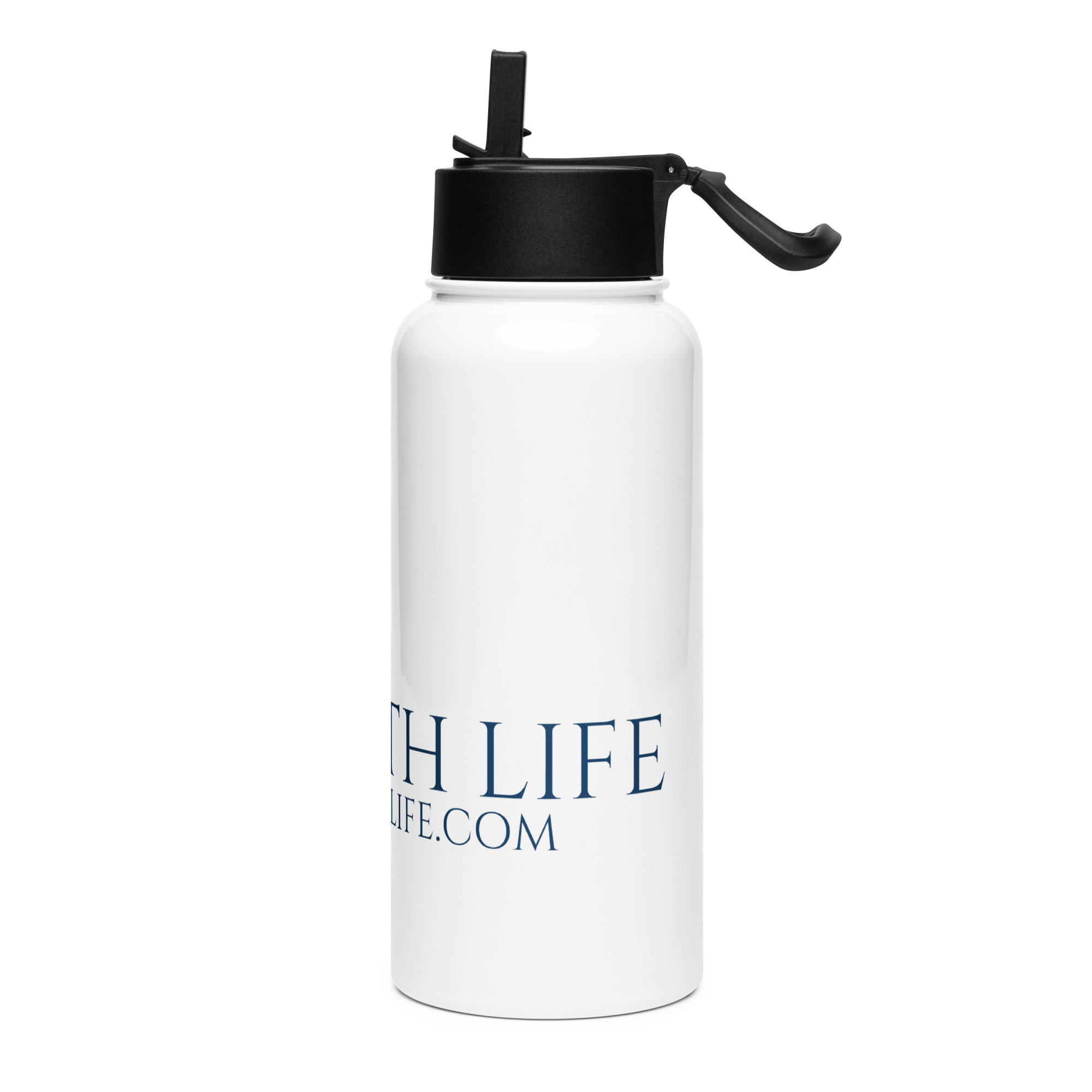 live your beth life stainless steel water bottle with a straw lid live your beth life stainless steel water bottle with a straw lid