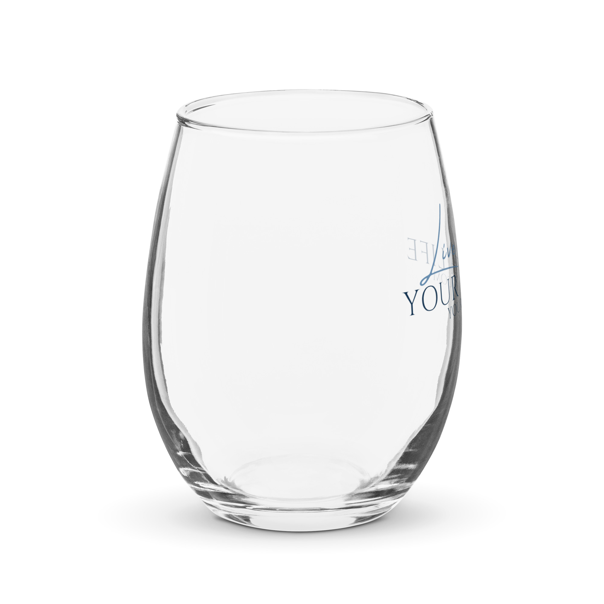 live your beth life stemless wine glass live your beth life stemless wine glass