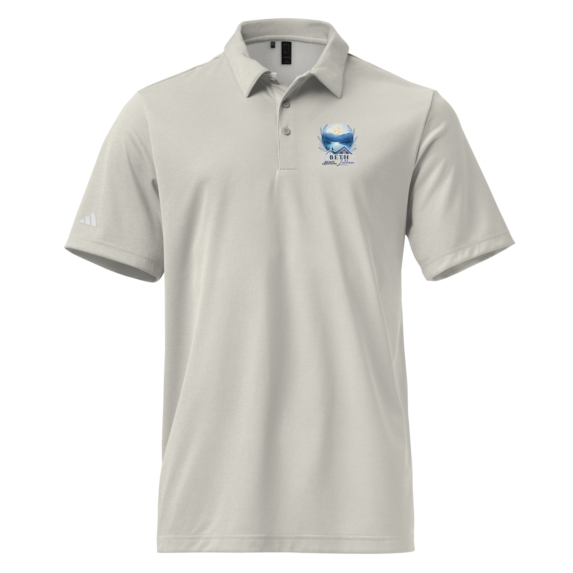 beth latham, realtor adidas space dyed polo beth latham, realtor adidas space dyed polo