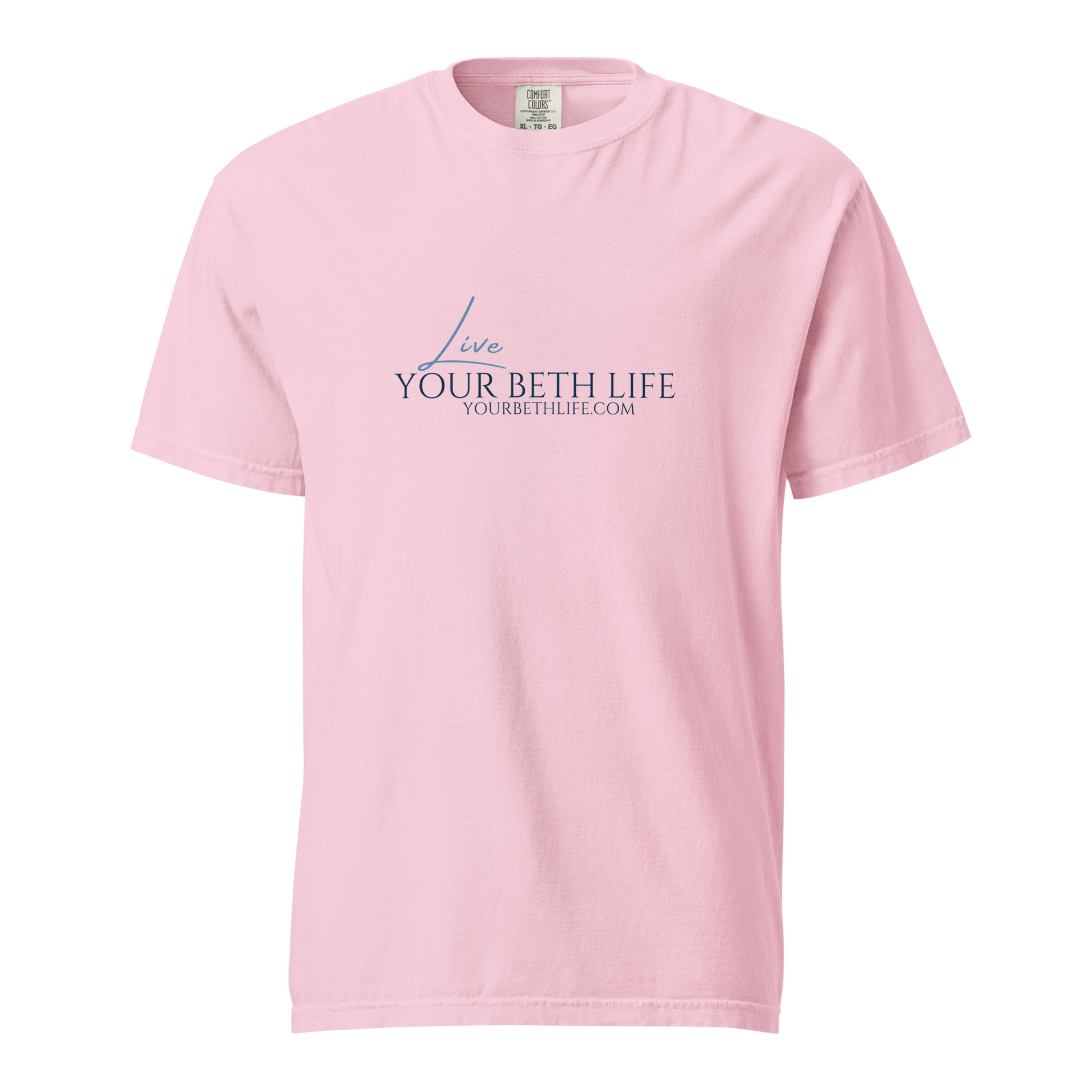 live your beth life unisex garment dyed heavyweight t shirt
