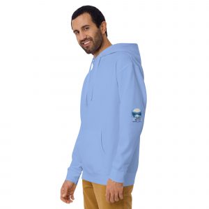 beth latham, latham right sleeve unisex hoodie