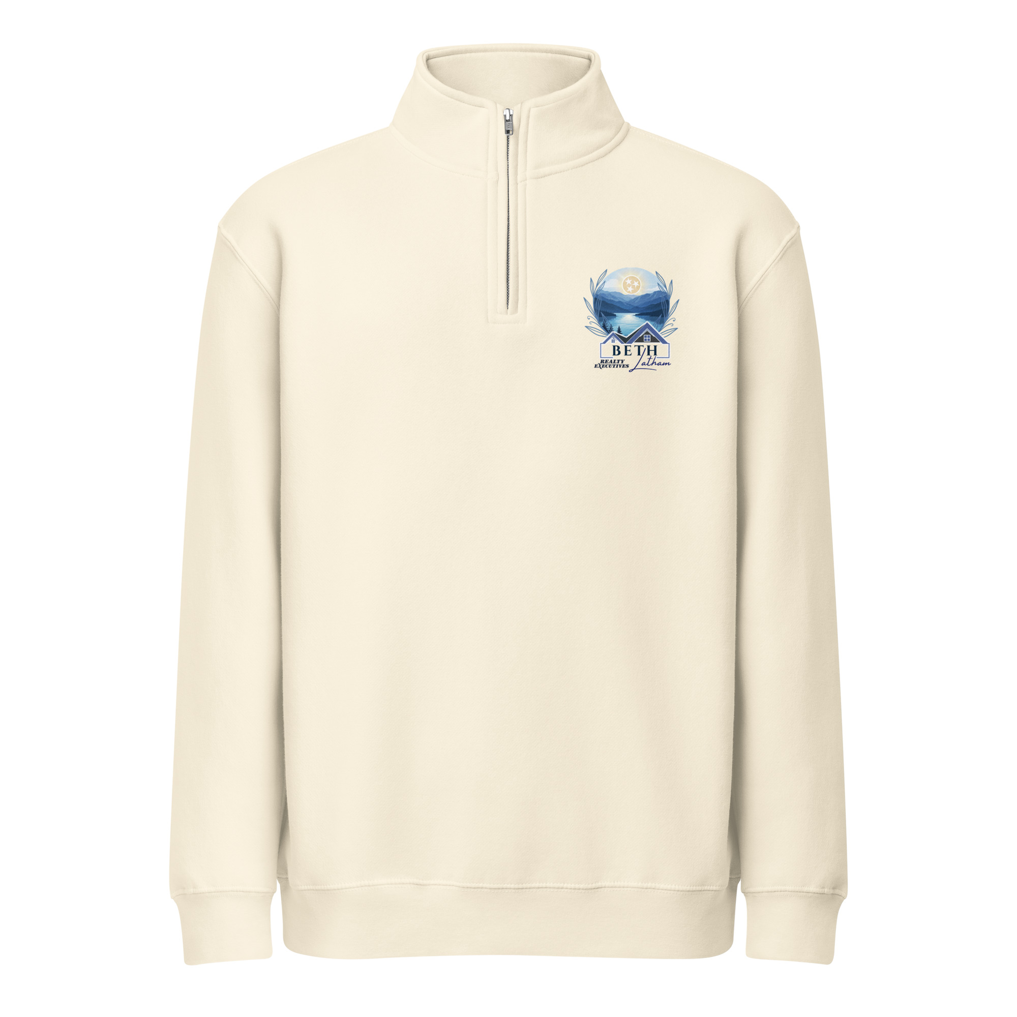 beth latham, realtor lane seven ls14014 premium 1/4 zip sweatshirt