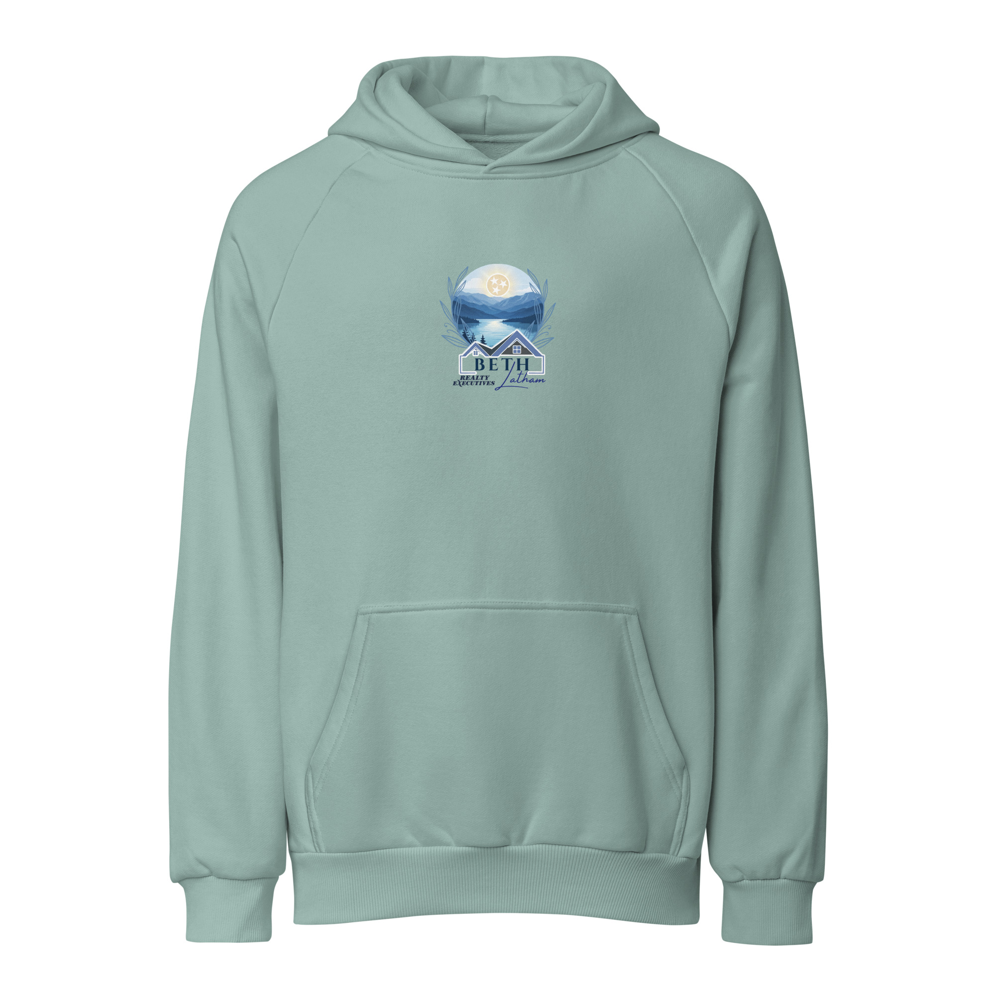 beth life cross labeled unisex super heavyweight hoodie | lane seven
